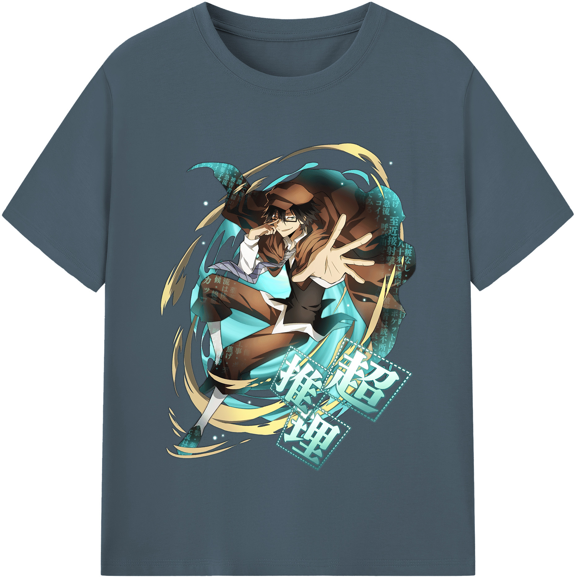 （画像用） 文豪ストレイドッグス Bungo Stray Dogs 綿100％半袖Tシャツ（フロントプリント）
